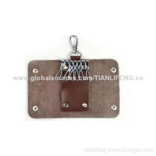 Leather Key Wallet, Measures 10.5 x 5cm